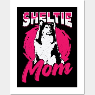 Sheltie Mom Dog Shetland Sheepdog Lover Gift Posters and Art